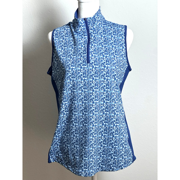 TGW Women’s Athletic Top Three Quarter Zip Size M Women’s Cross Weave Golf Shirt - Picture 6 of 16